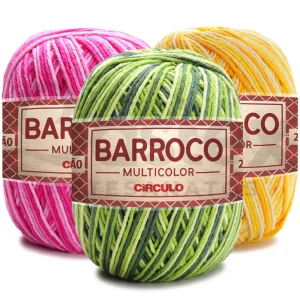 Barbante Barroco Multicolor tradicional N°6 C/200g